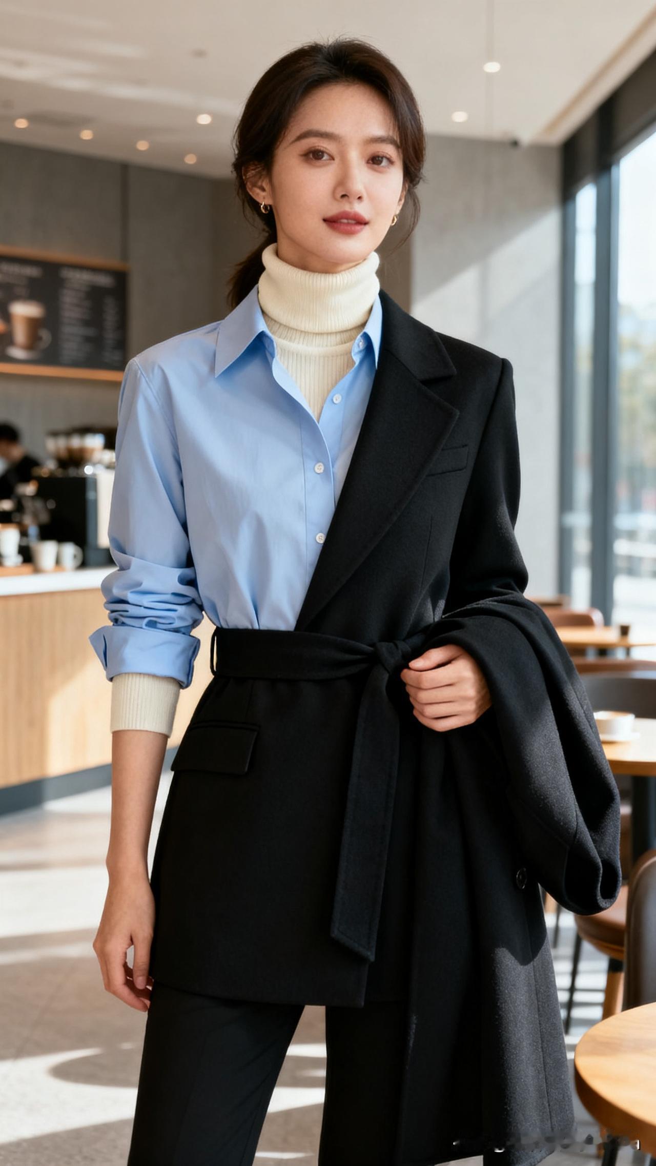 毛呢大衣不保暖？
不是它不暖，是你没穿对！

你是不是以为，买贵的大衣就能扛住一