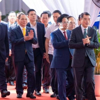 越南首条高速铁路破土动工仪式！

2026年4月12日，越南总理黎明兴与前总理范