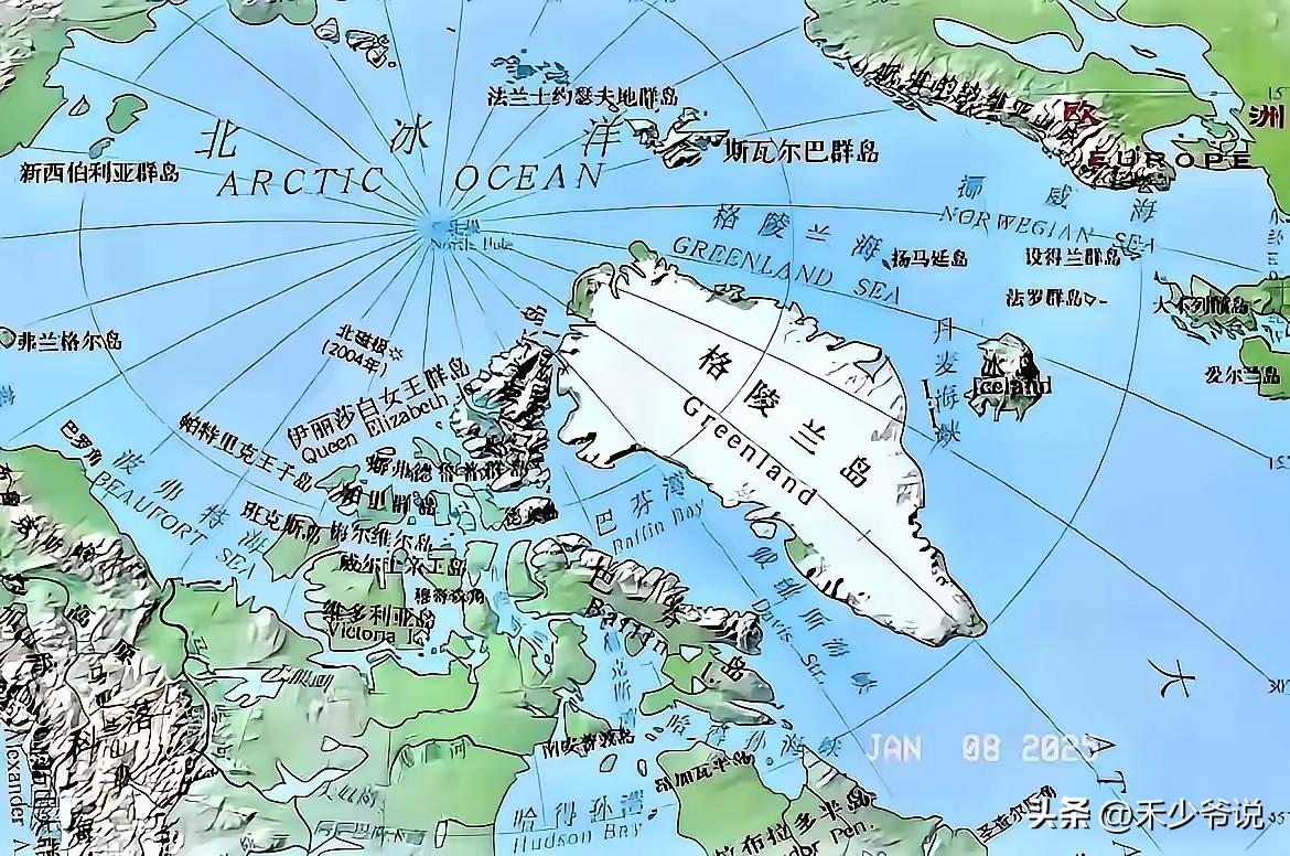 特朗普想要的大航海时代，美国一旦拿下格林兰岛，那么全球航道将尽归美国手中，中国海