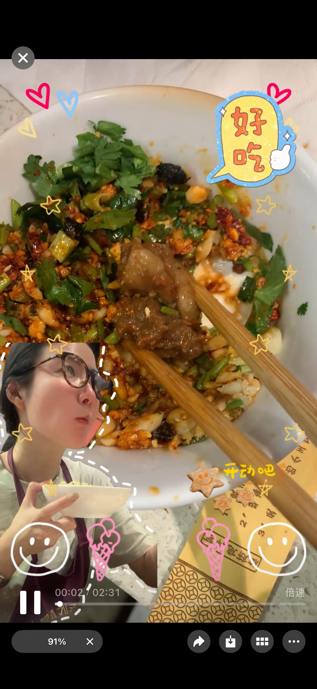 去我小号看吧这个视频 你就知道这个串串多好吃了！！！！剪辑给我剪的 太可爱啦！ 