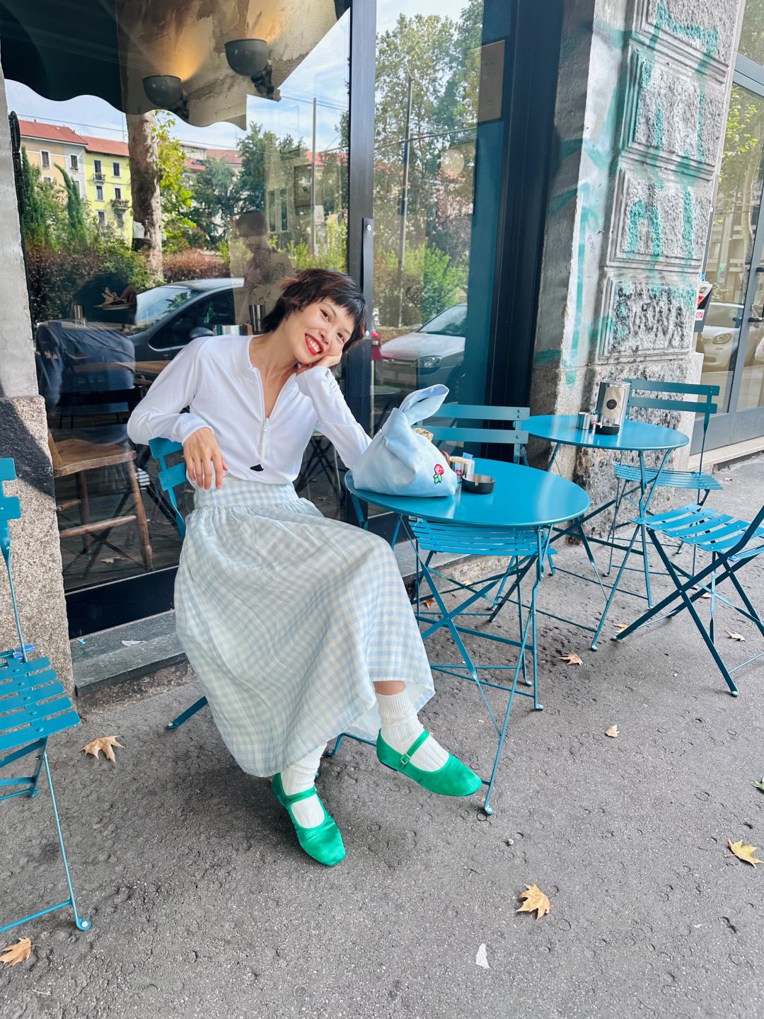 街拍摄影师 米兰时装周打工ootd