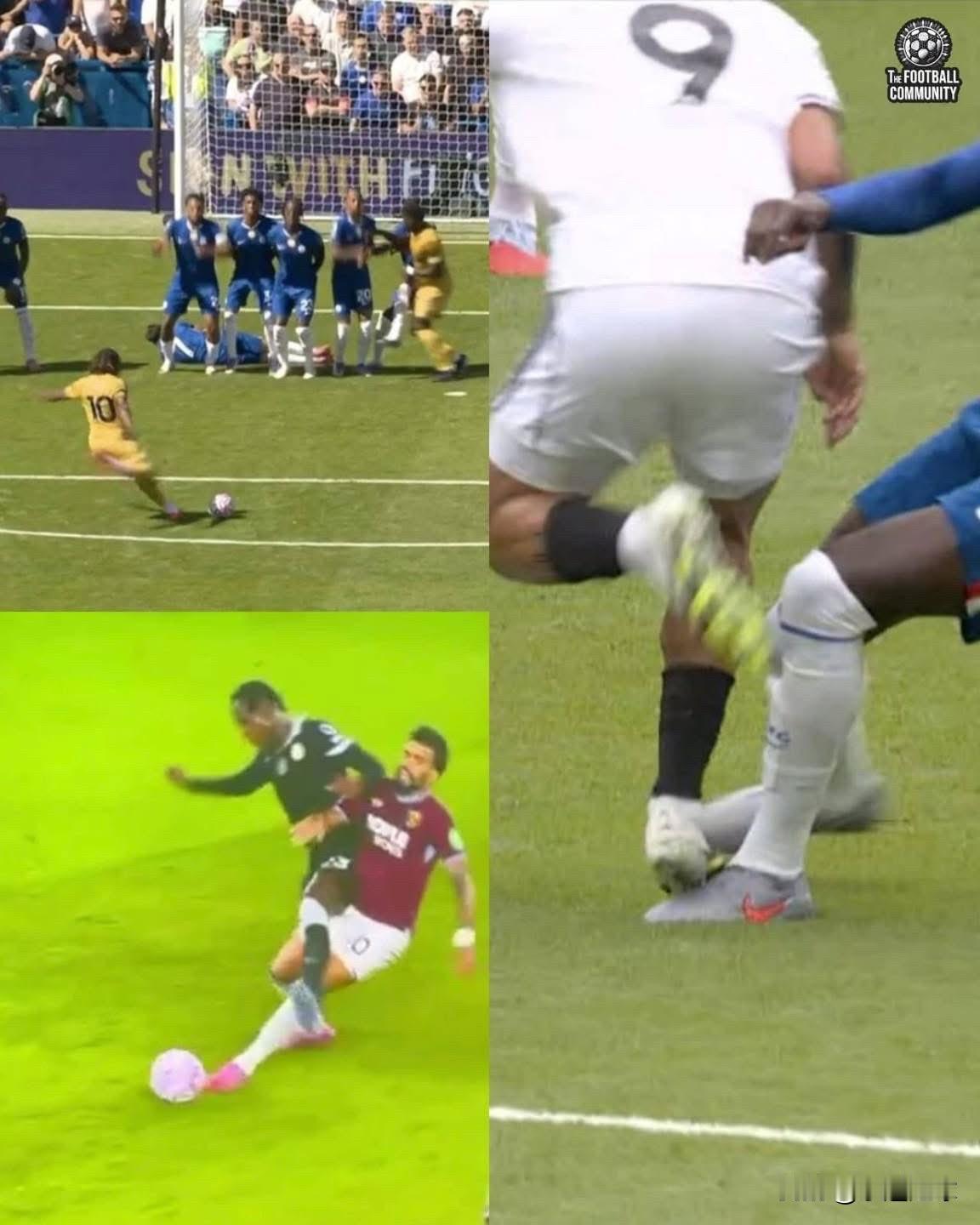 切尔西本赛季迄今为止的亮点：
⚽水晶宫任意球进球被判无效
⚽西汉姆联队的进球被判