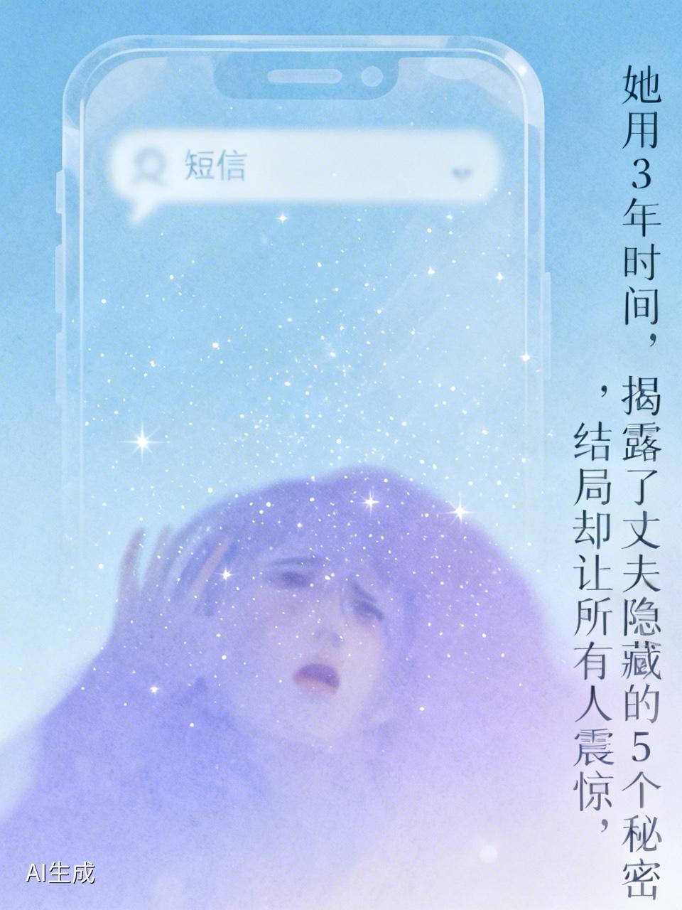 《她耗时3年，揭开丈夫隐匿的5个秘密，结局令众人皆惊》
我叫林晓，今年32岁，是