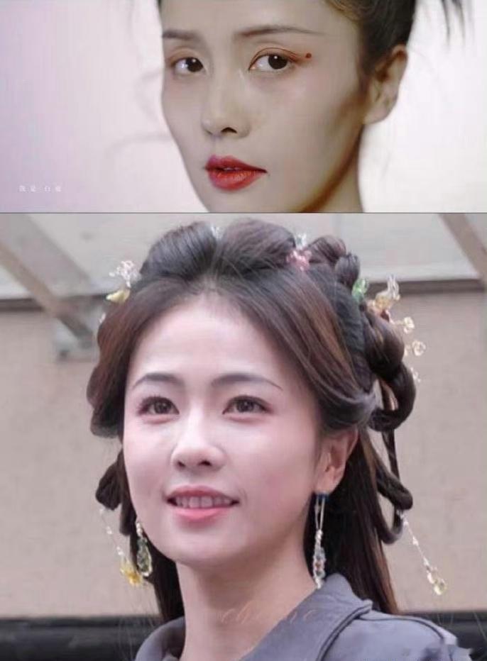 所以我说她之前是皮贴骨的呀 