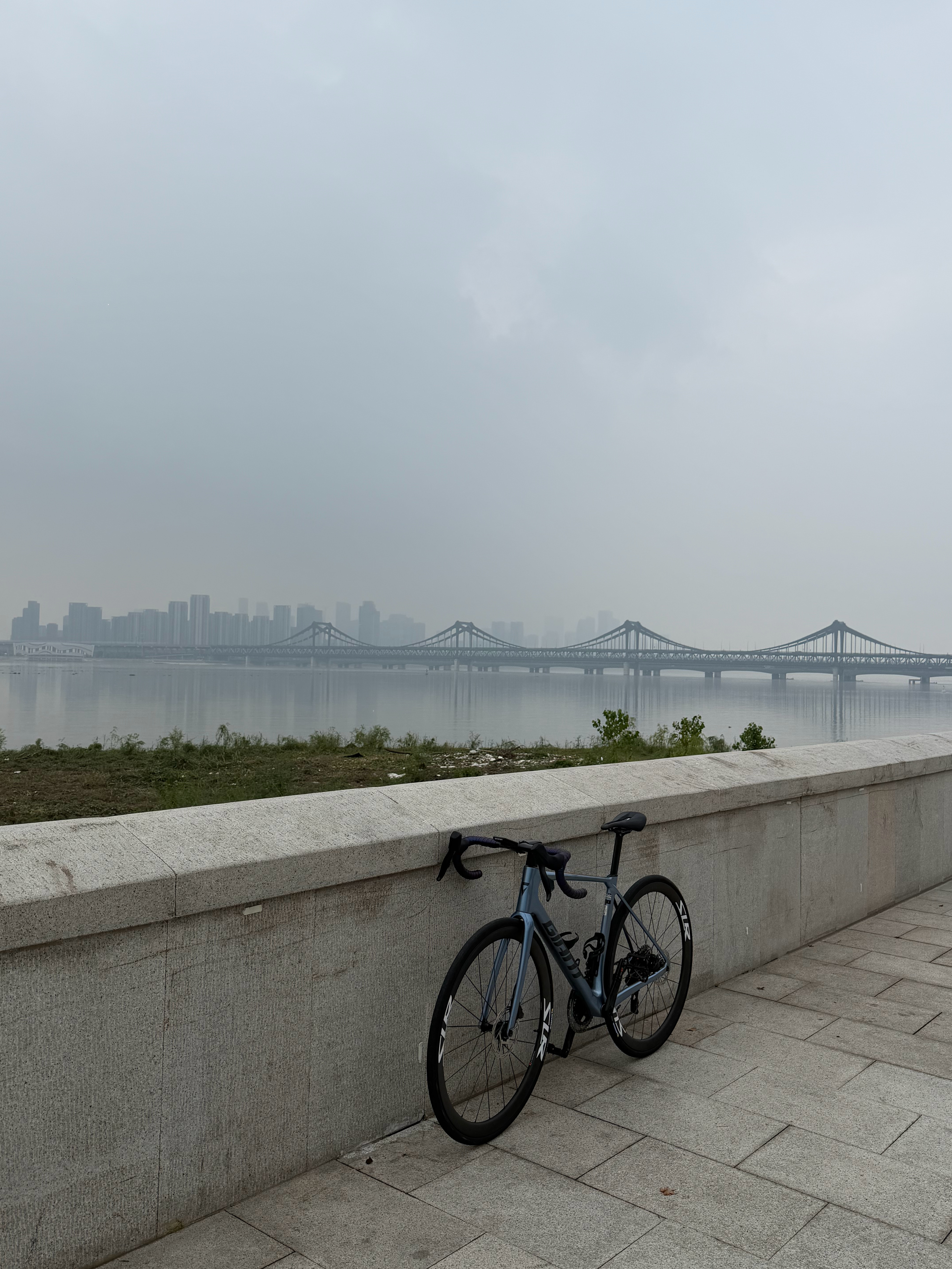 今天刷复兴-九堡，荡腿38km🚲 