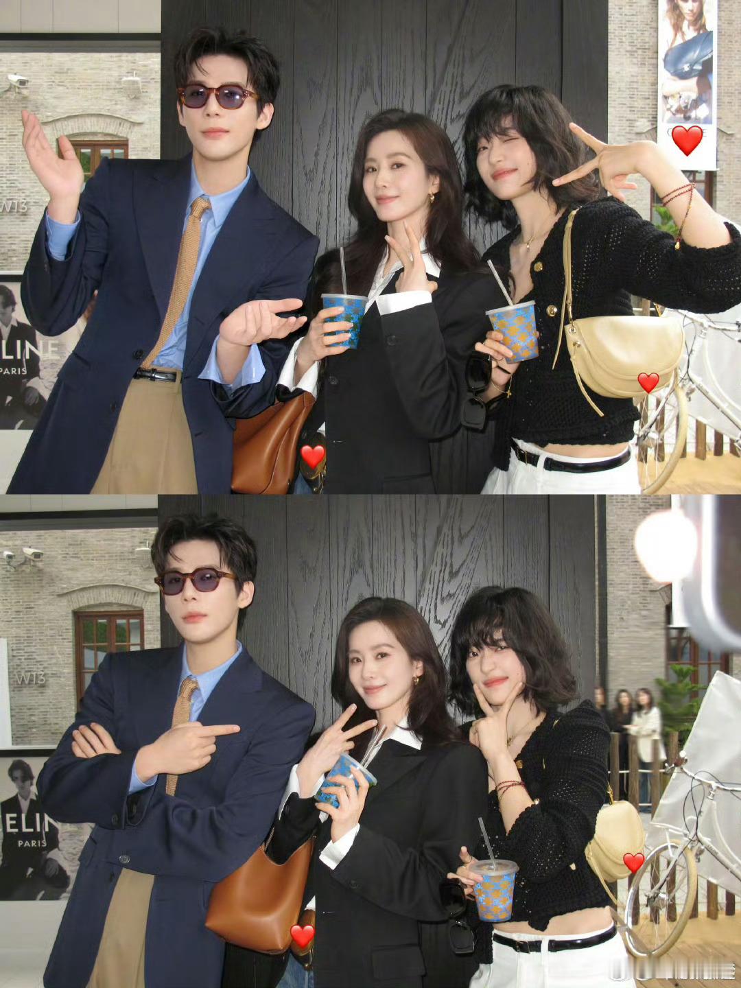 王安宇孙千刘诗诗合照 刘诗诗好疲惫的脸