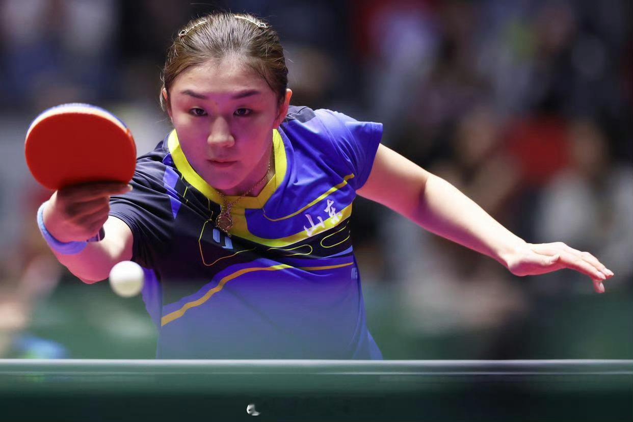 第十五届全运会乒乓球女团决赛河北vs山东第一局，王添艺8-11陈梦，大比分0-1