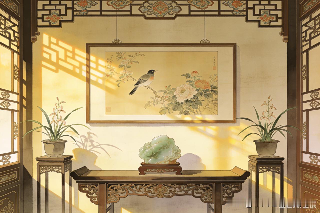 我家堂屋缺一幅画，就尝试用Al帮助选了几幅。我看着都好，但拿不定主意，请大家帮我