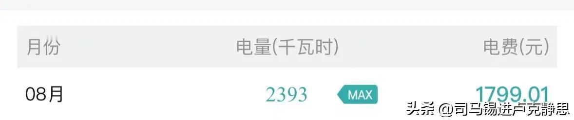 这个电费金额属于什么水平？能达到全国平均水平吗？
当然指的是普通家庭的用电。
#