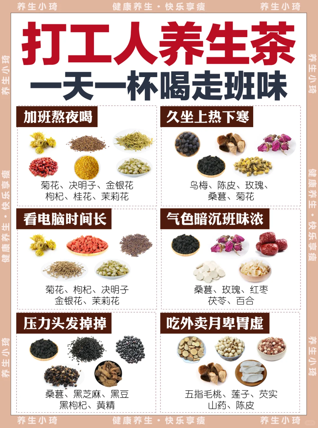 打工人自救茶单｜6杯加班久坐暗沉退散！