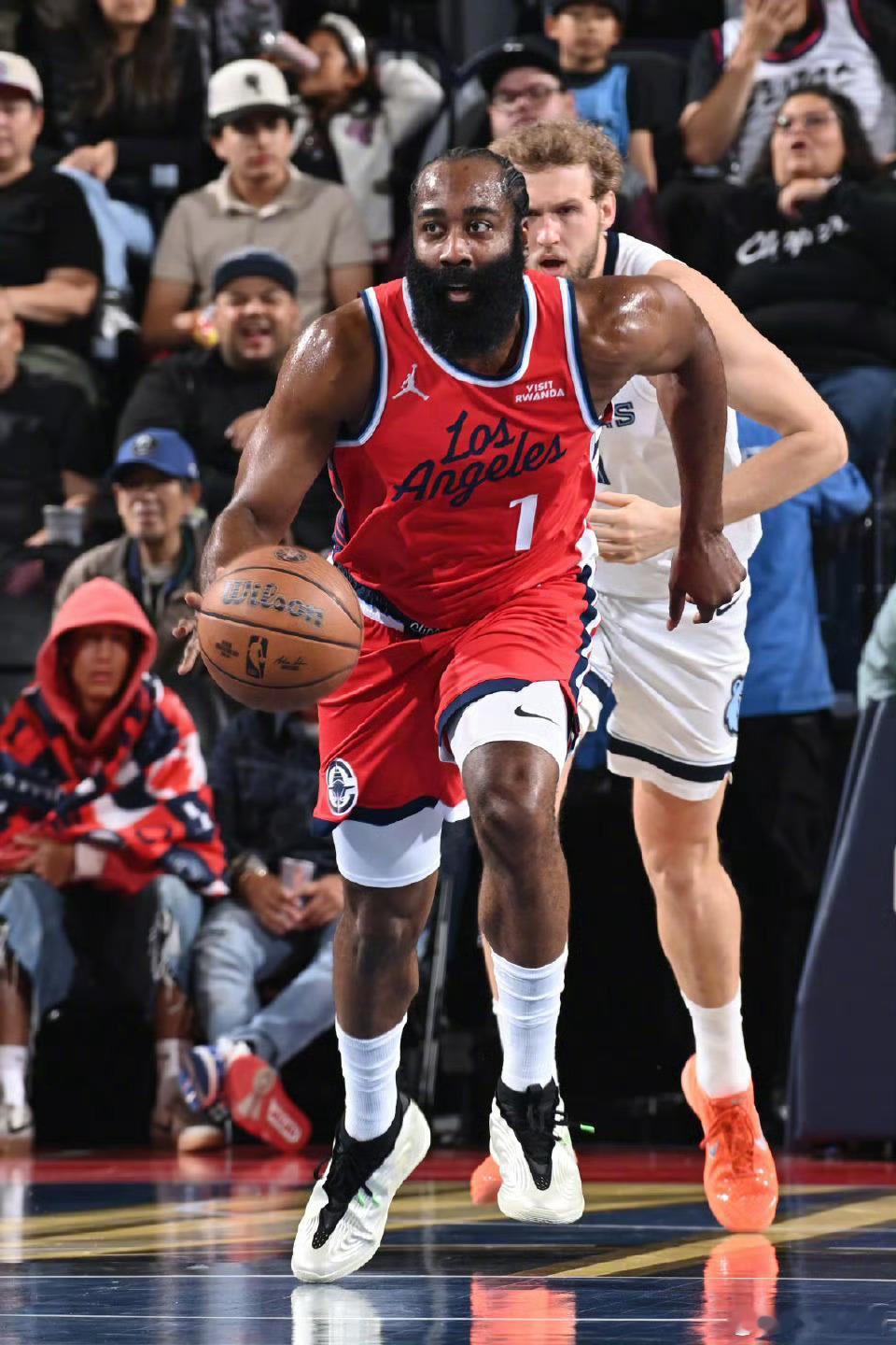 哈登 vs灰熊 23分7板11助 W5L14[19/82]个人状态一般，斗劲挺足