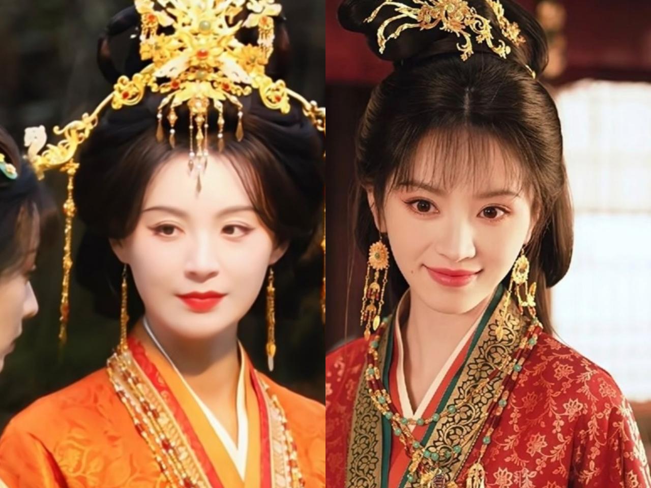 毛林林成了内娱顶流妈妈专业户了。
她在《逐玉》演张凌赫母亲时，两人一看就是母子。