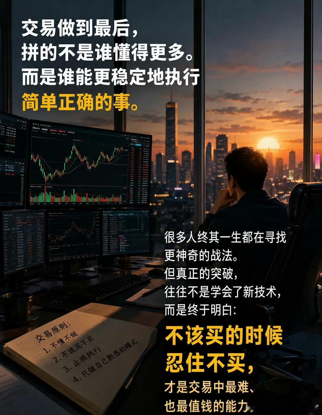 实战短线炒股十大心法口诀（散户永久收藏）做短线交易，不靠运气博弈，全靠纪律取胜。