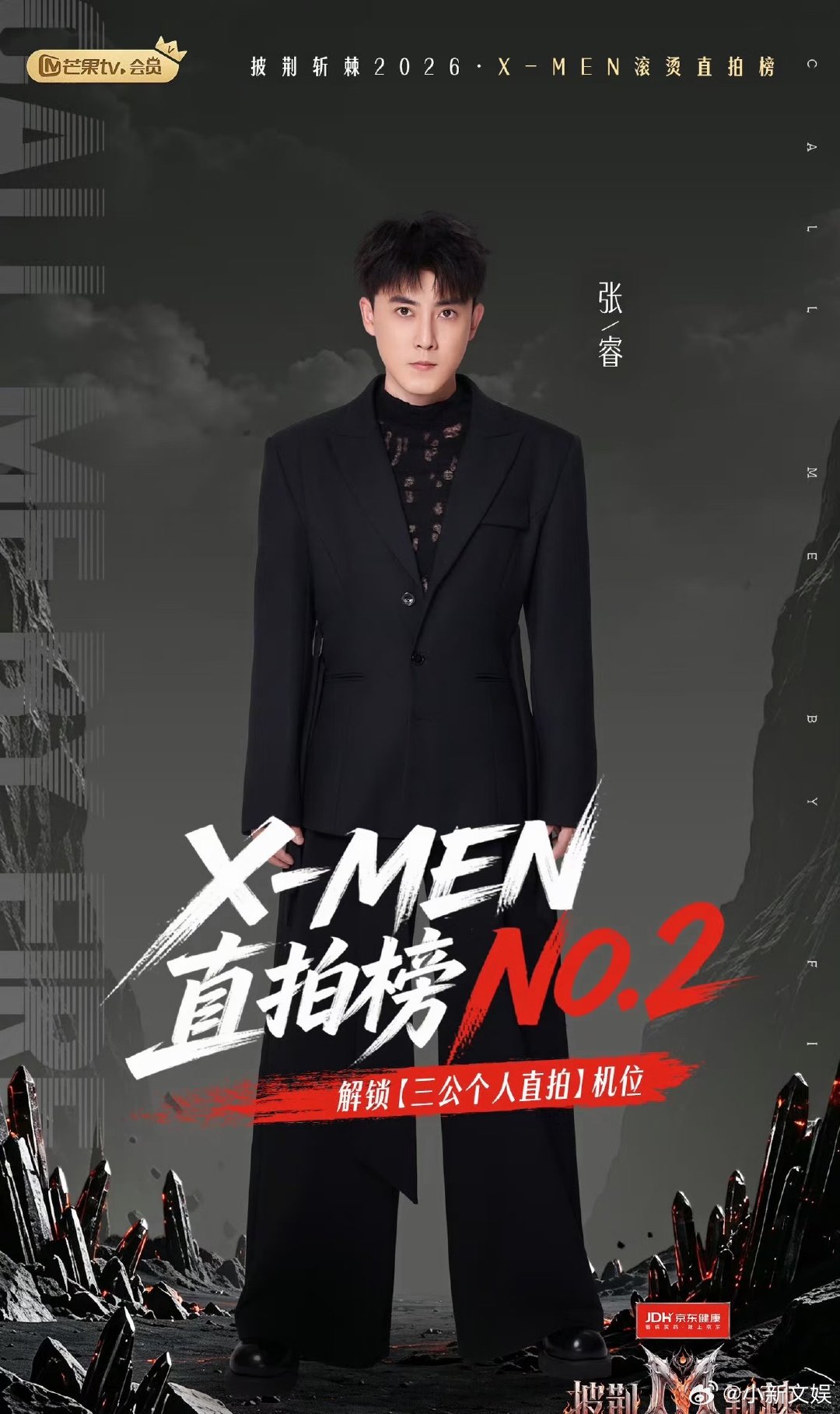 张睿披哥公演直拍榜三连张睿三次公演拿下三次个人直拍披哥赛场交出亮眼答卷，张睿三次
