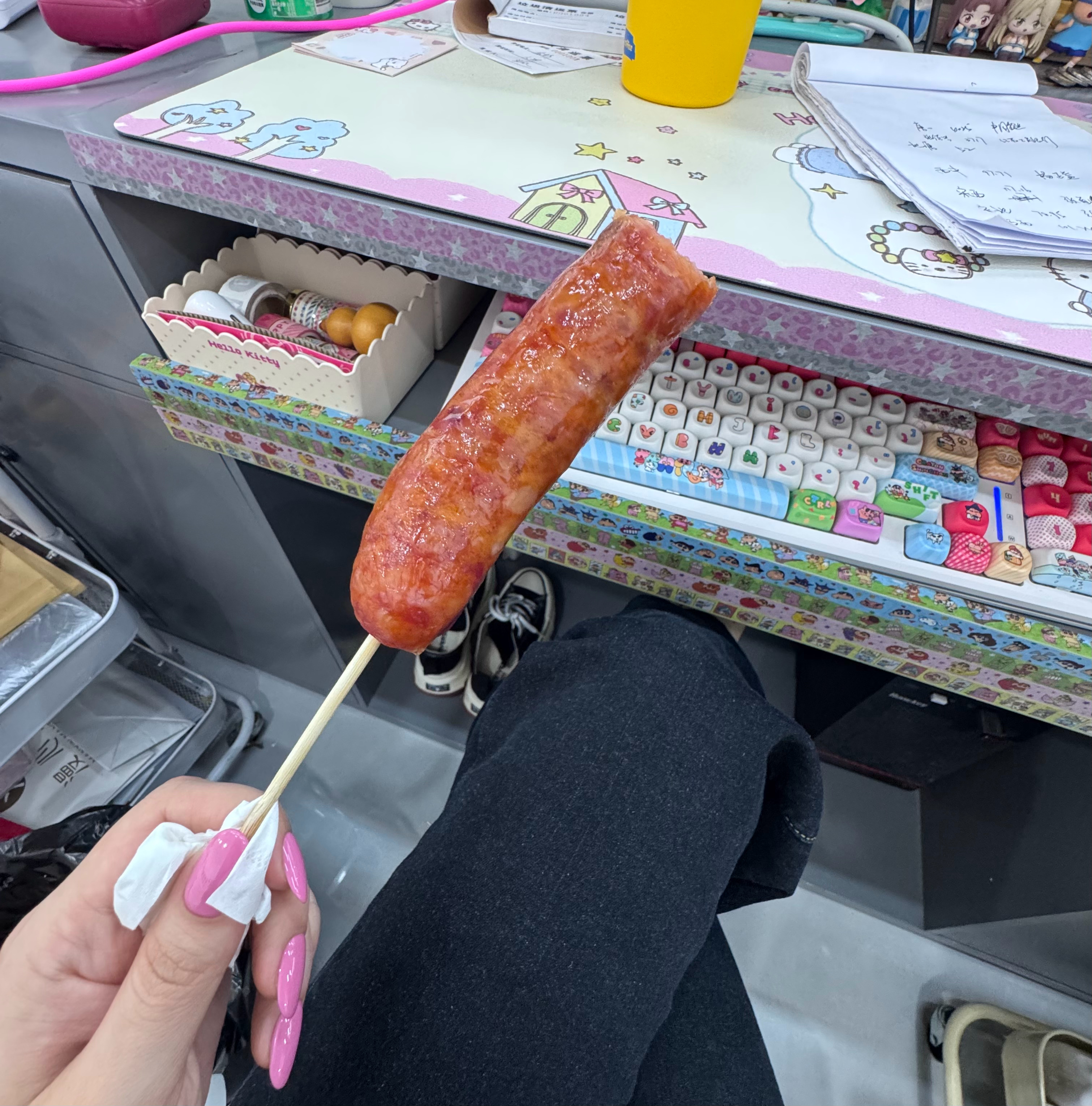 肉肠比淀粉肠好吃😋 ​​​