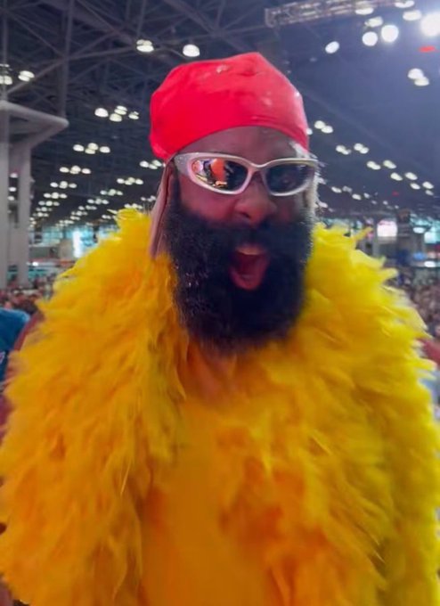 这身打扮打几分[doge]哈登洛杉矶快船 ​​​