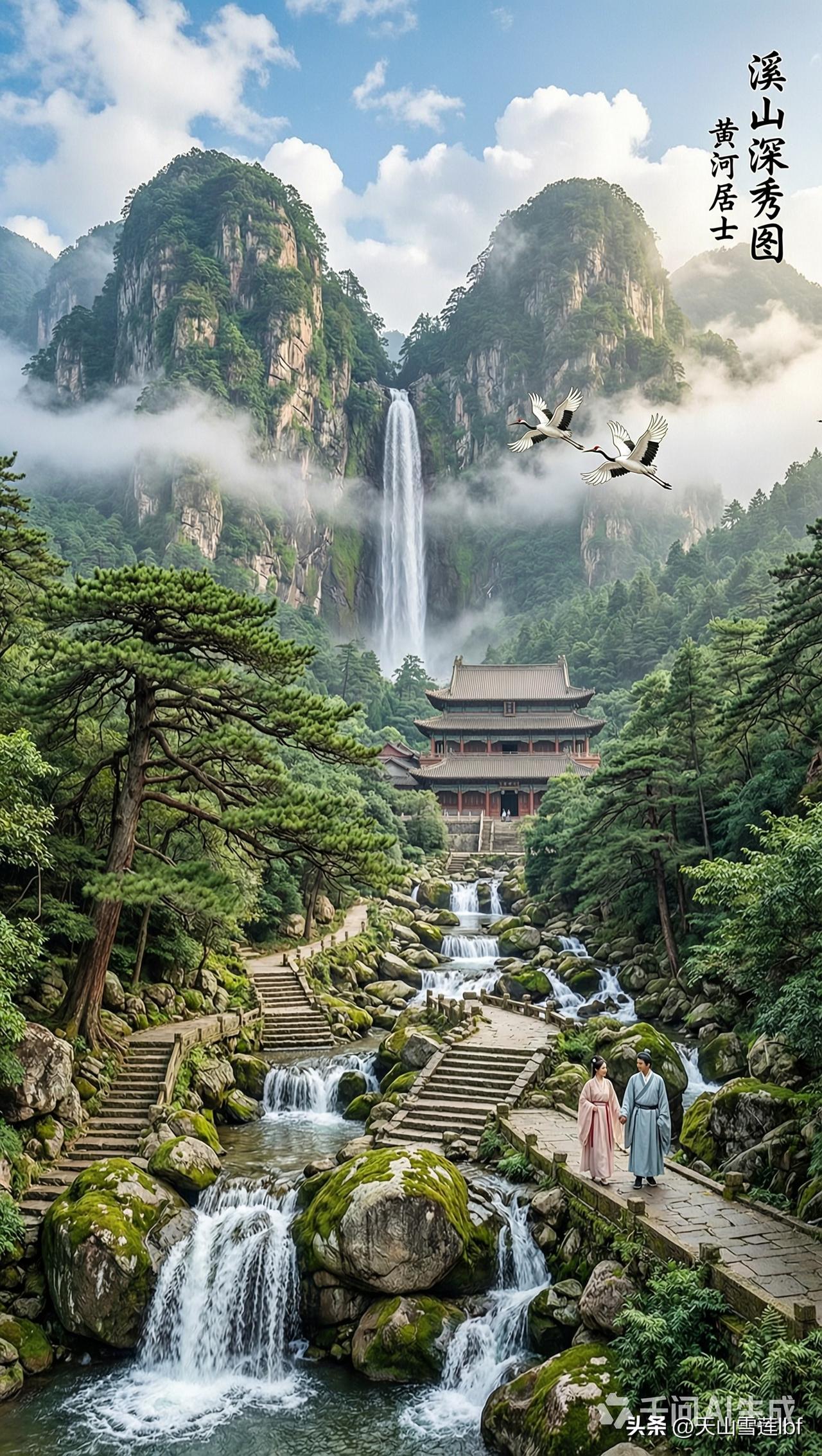 溪山深秀图