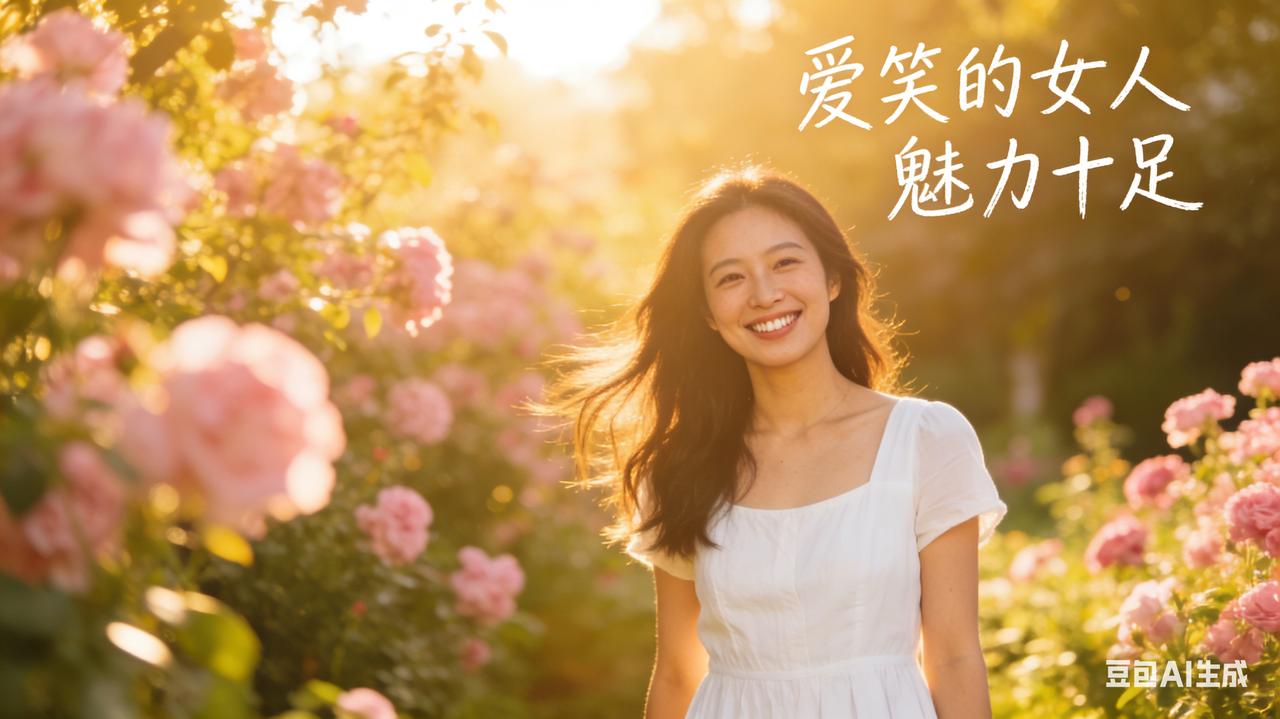 爱笑的女人魅力十足，你觉得呢