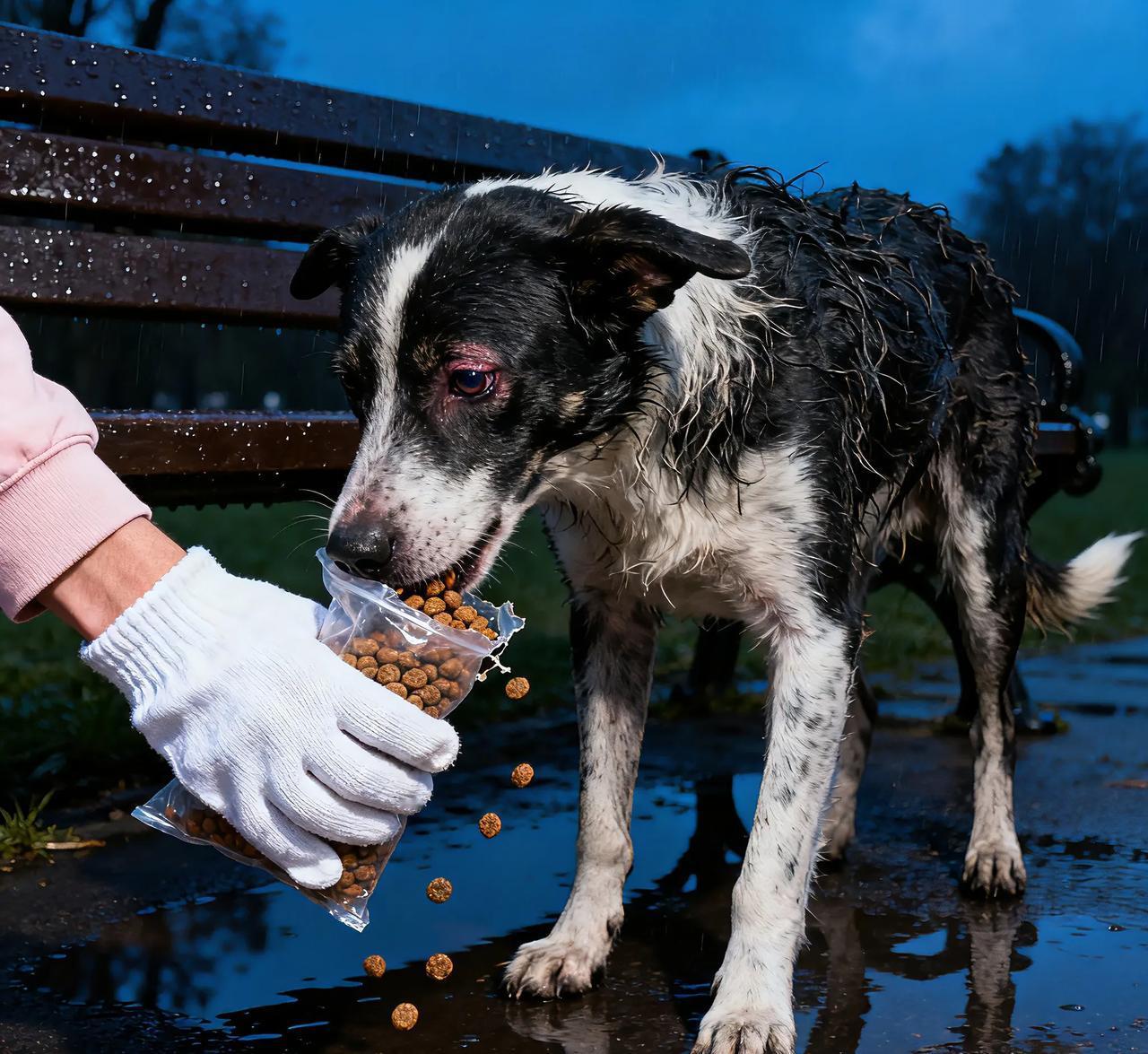 投喂流浪狗想握手反被咬！善意也得讲分寸
 
女生好心喂流浪狗，伸手想握手却遭攻击