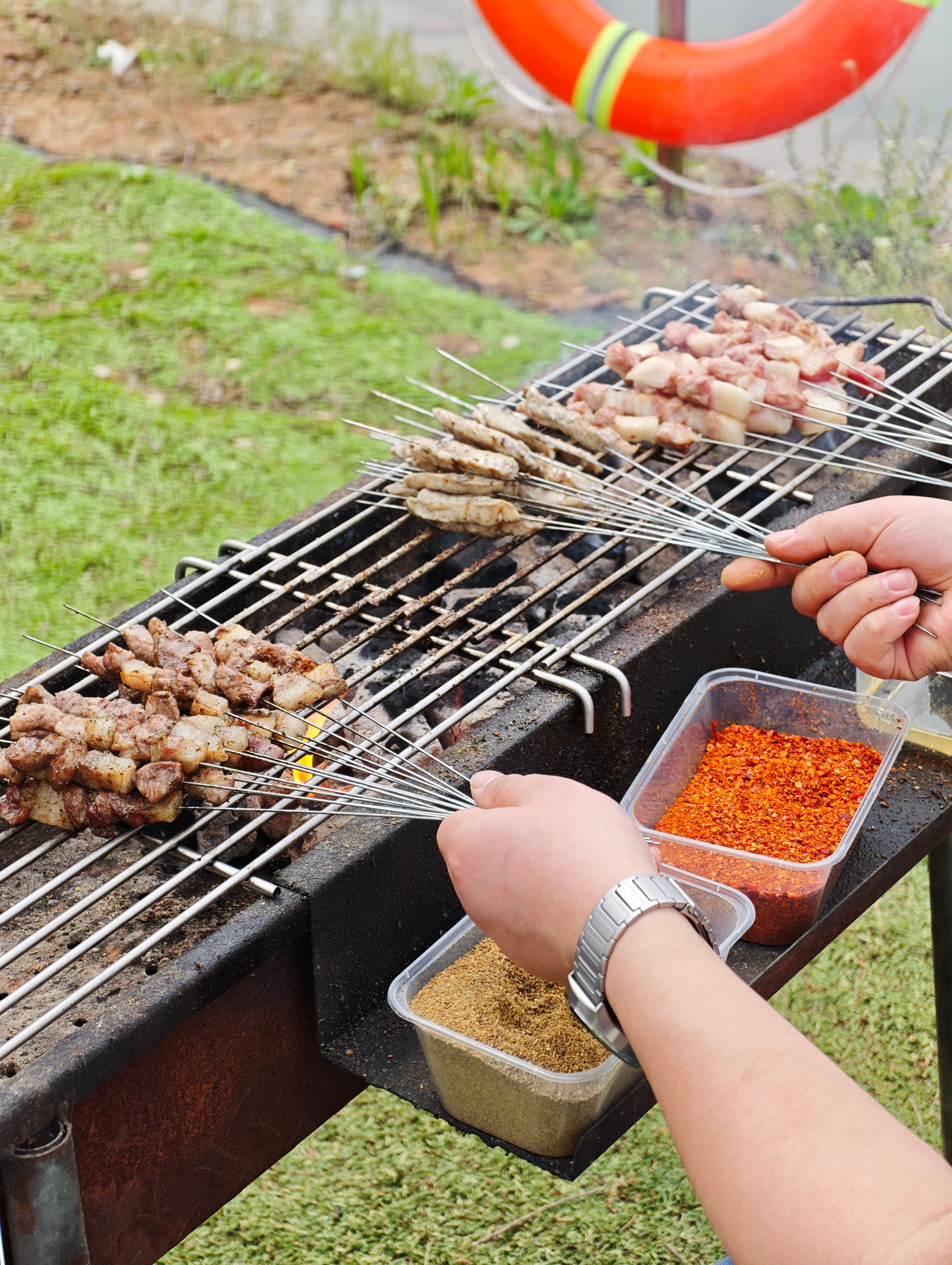 扬州小米车友会 春天到了，假期末小聚～（烧烤真好吃！） 