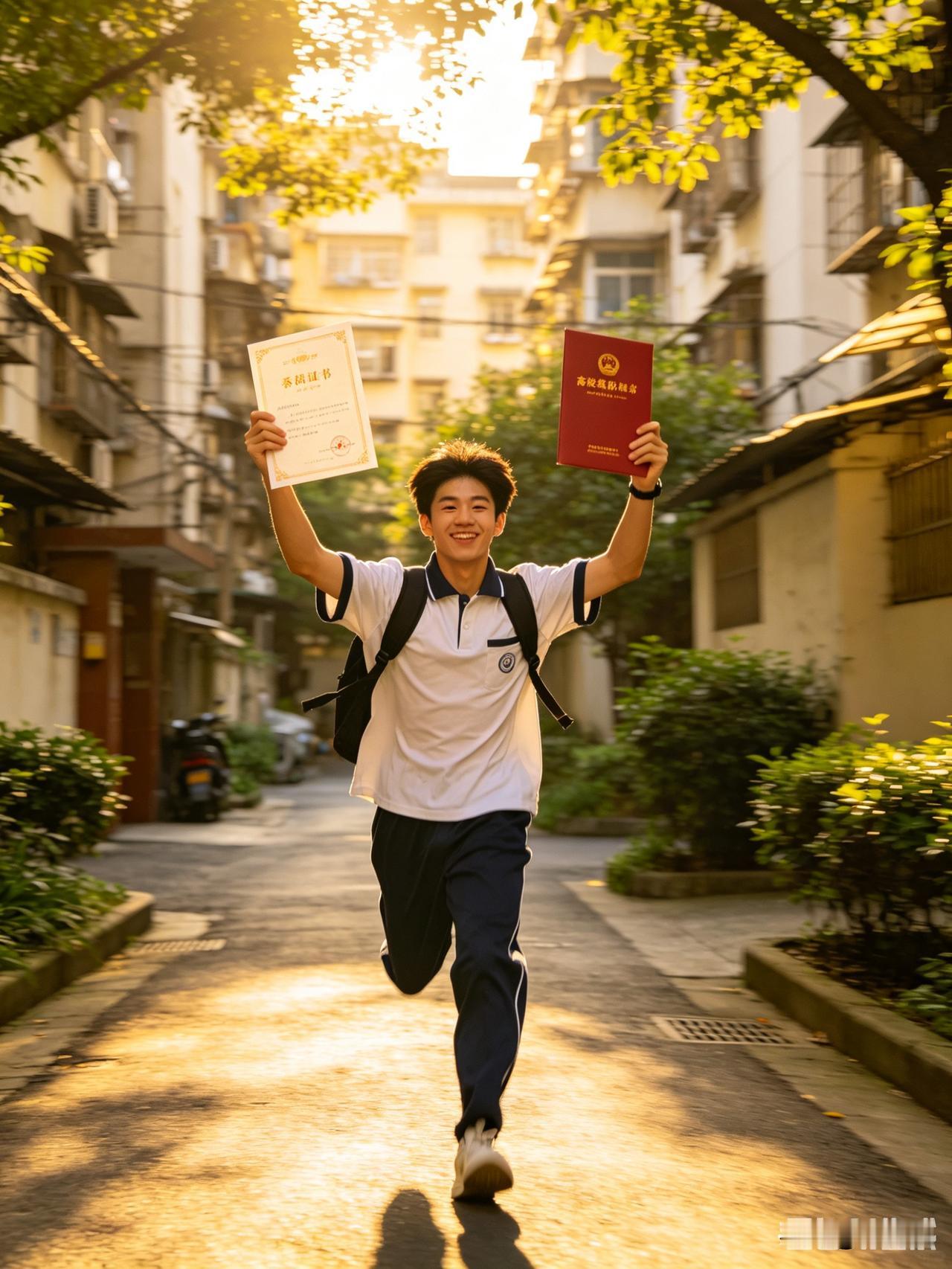 第一批录取通知书来了，我考得一本华清大学，赶紧告知爸妈和亲人朋友们！