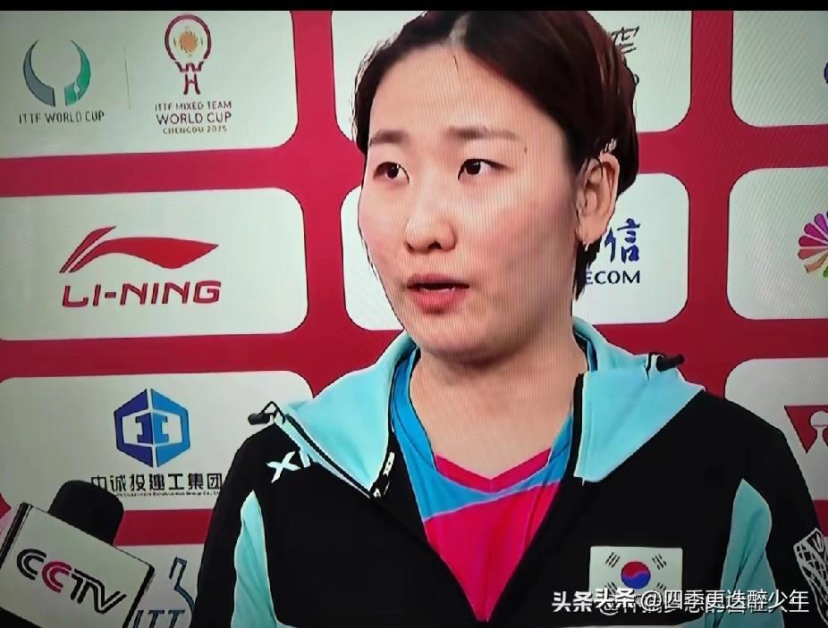 乒乓球混合团体世界杯第二阶段第五轮，韩国队VS日本队。
  第二盘李恩惠VS张本