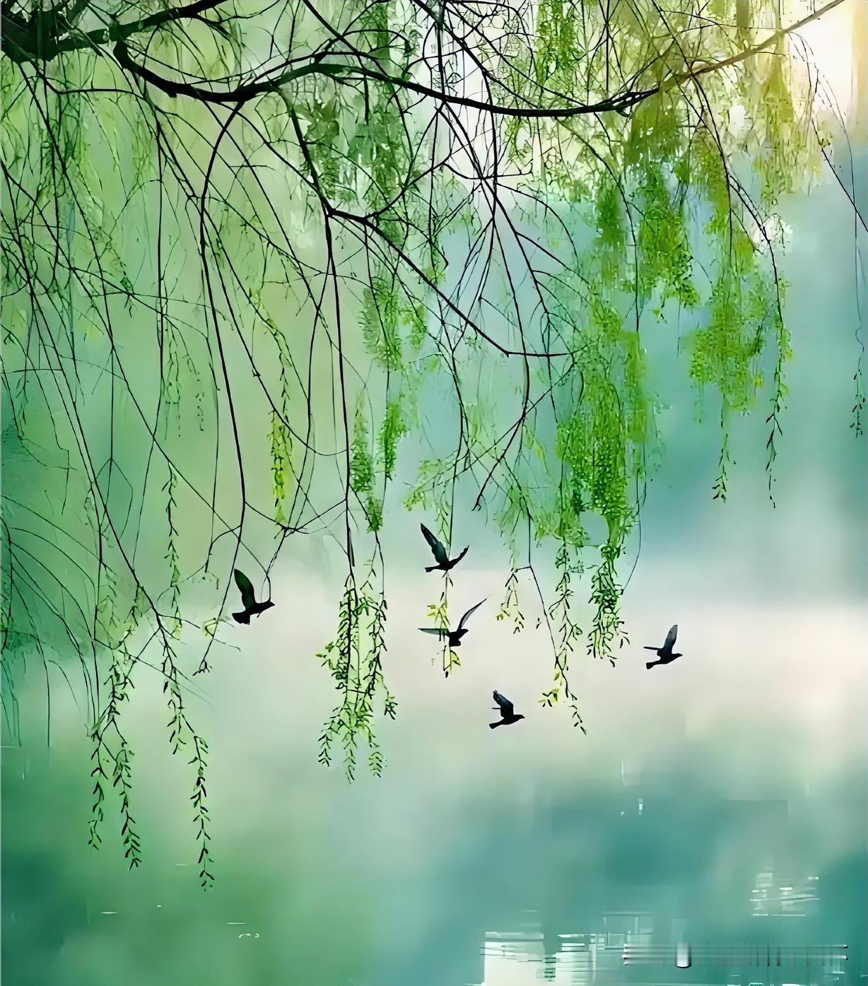 下联：芳意连绵柳似烟
上联：有请雅士[玫瑰][玫瑰][玫瑰]