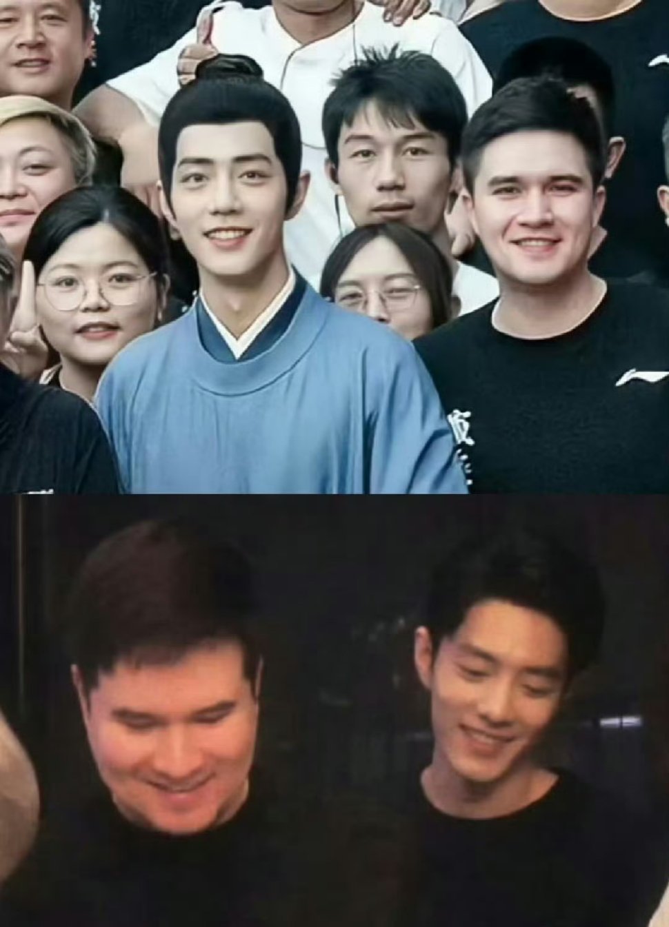 肖战太自律了点外卖自己不吃给导演吃[干饭人]所以才能保持这么好的状态，在剧里没有