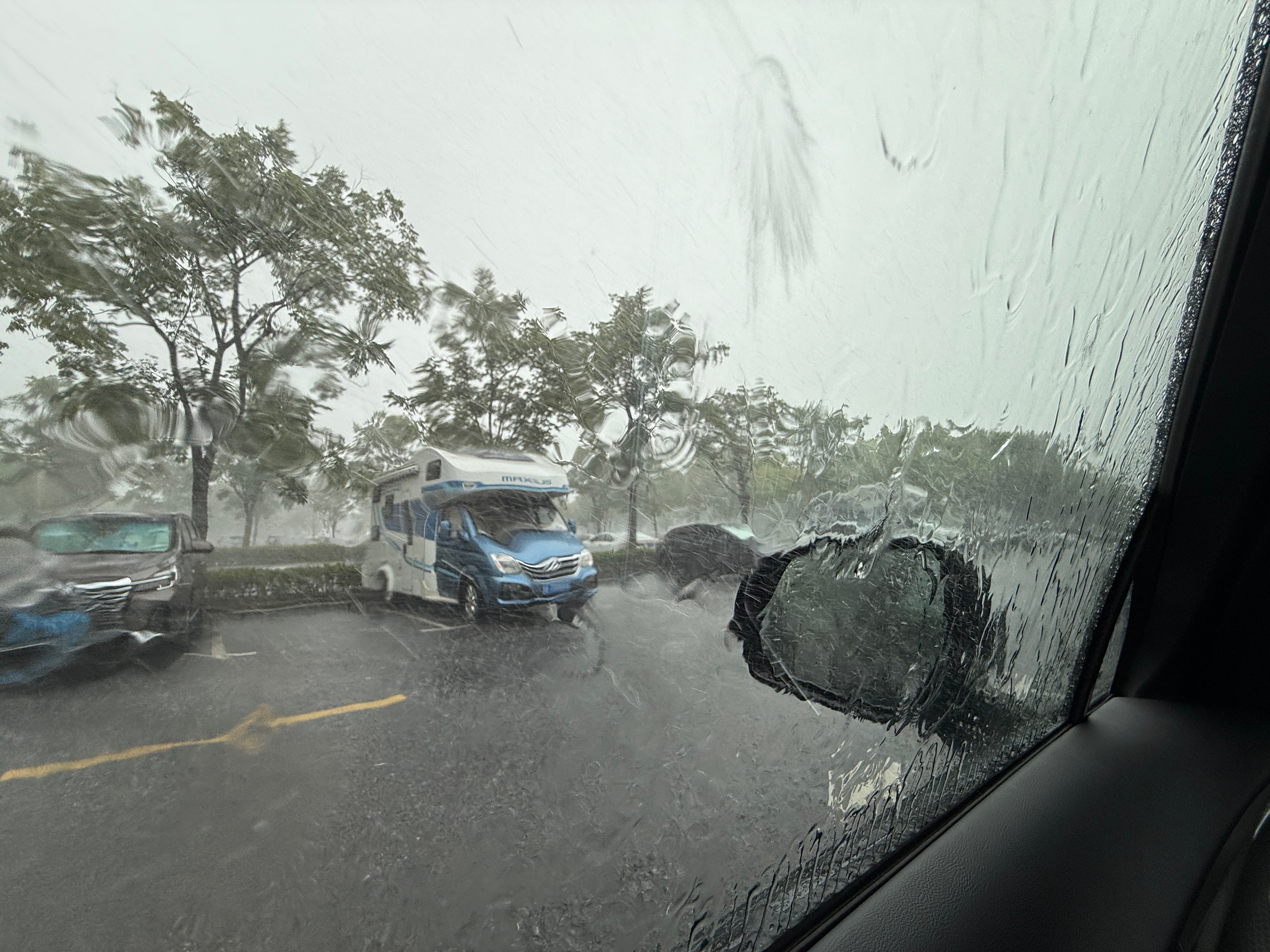 北京拍车被保安撵，上海拍车被大雨浇[笑cry]，这一天净tm擦车了分享个经验，以
