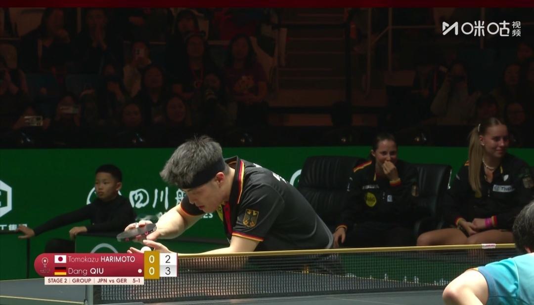 德国华裔邱党2：1胜日本张本智和！


成都混合团体世界杯第二阶段循环赛，第2轮