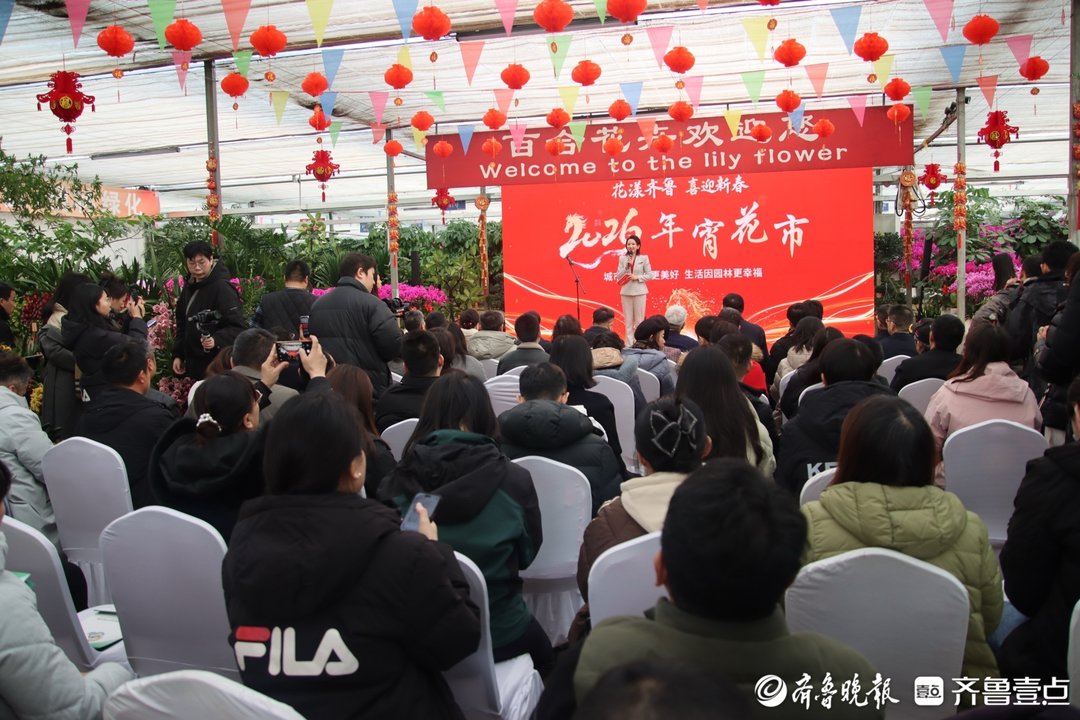 年味儿渐浓，花漾齐鲁·喜迎新春2026年宵花市开幕
