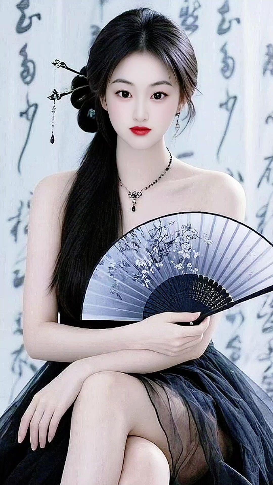国风古韵 古风美人 古风扇子 新中式 优雅永不过时