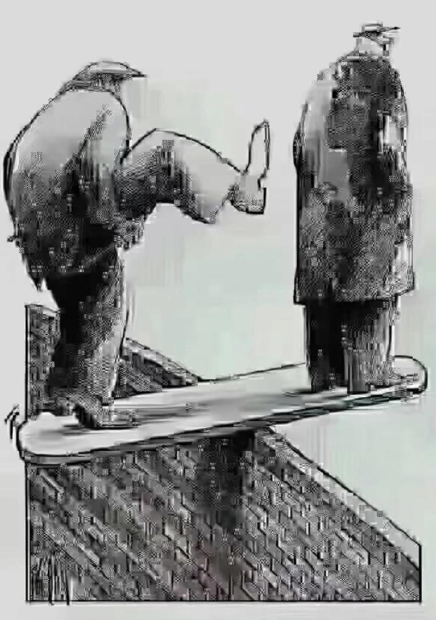 漫画人生——这一脚，看似踢倒别人，其实是在毁灭自己

这幅漫画中用脚踢对方的人和