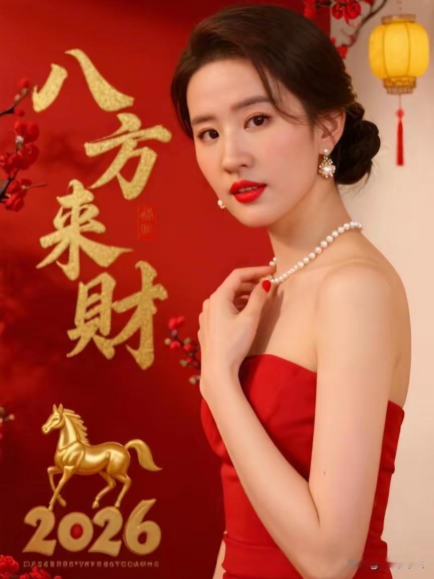 中国诗人为刘亦菲写的一首“藏头诗”：八方来财，亦菲精彩！

八面春风跃马年
方见