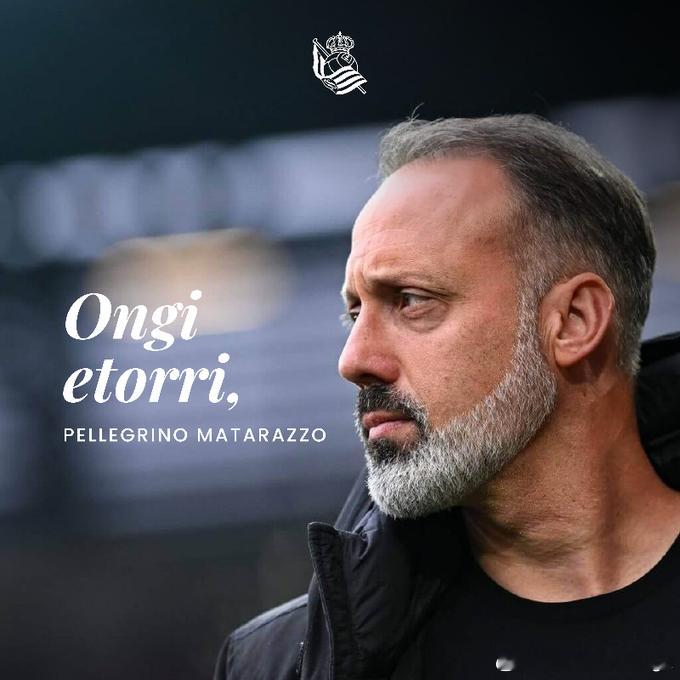 【挂帅】佩莱格里诺-马塔拉佐赴任皇家社会佩莱格里诺-马塔拉佐，拥有意大利语名字的