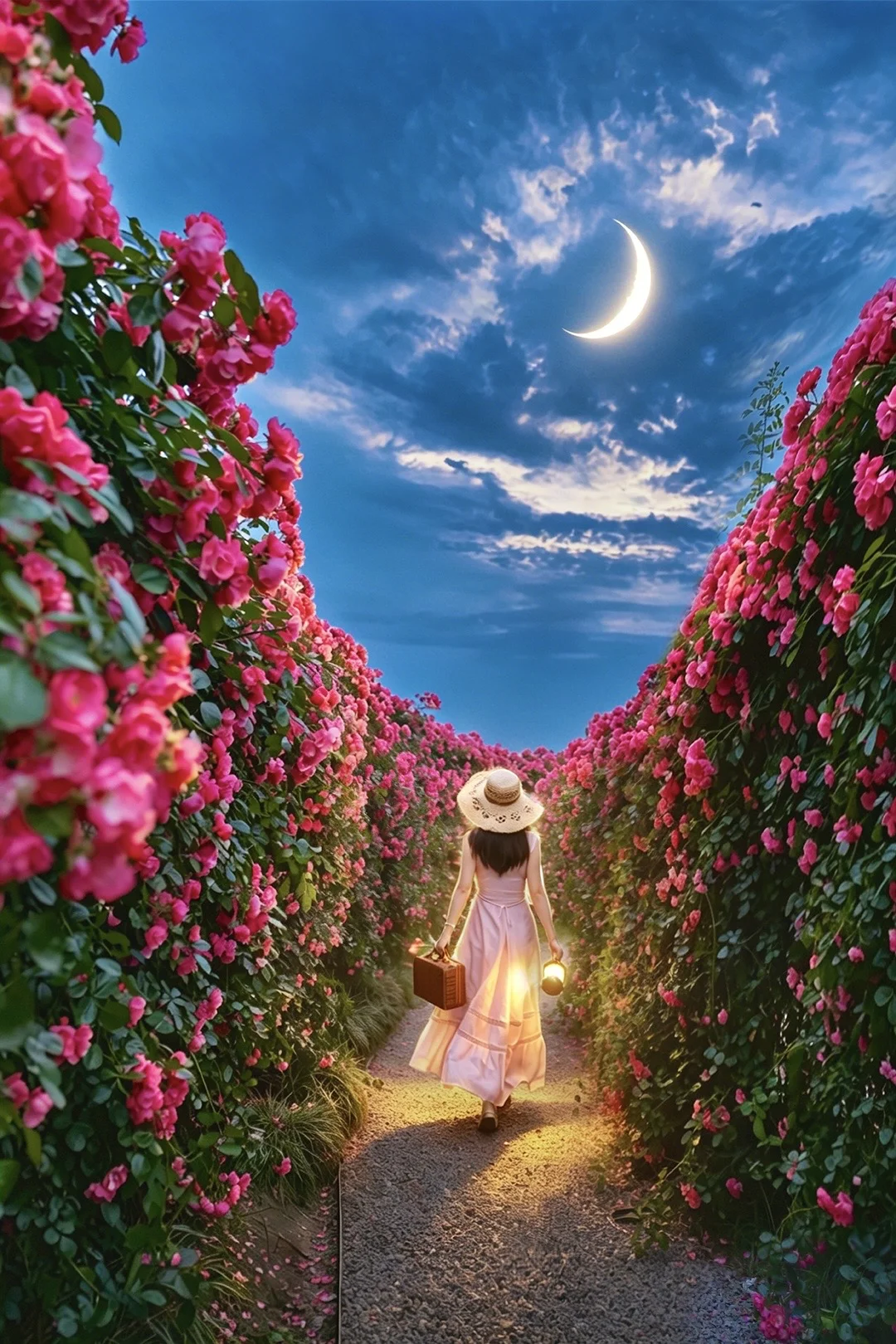 5.3实拍，武汉这个蓝调月季花园杀疯了！！！！🌹