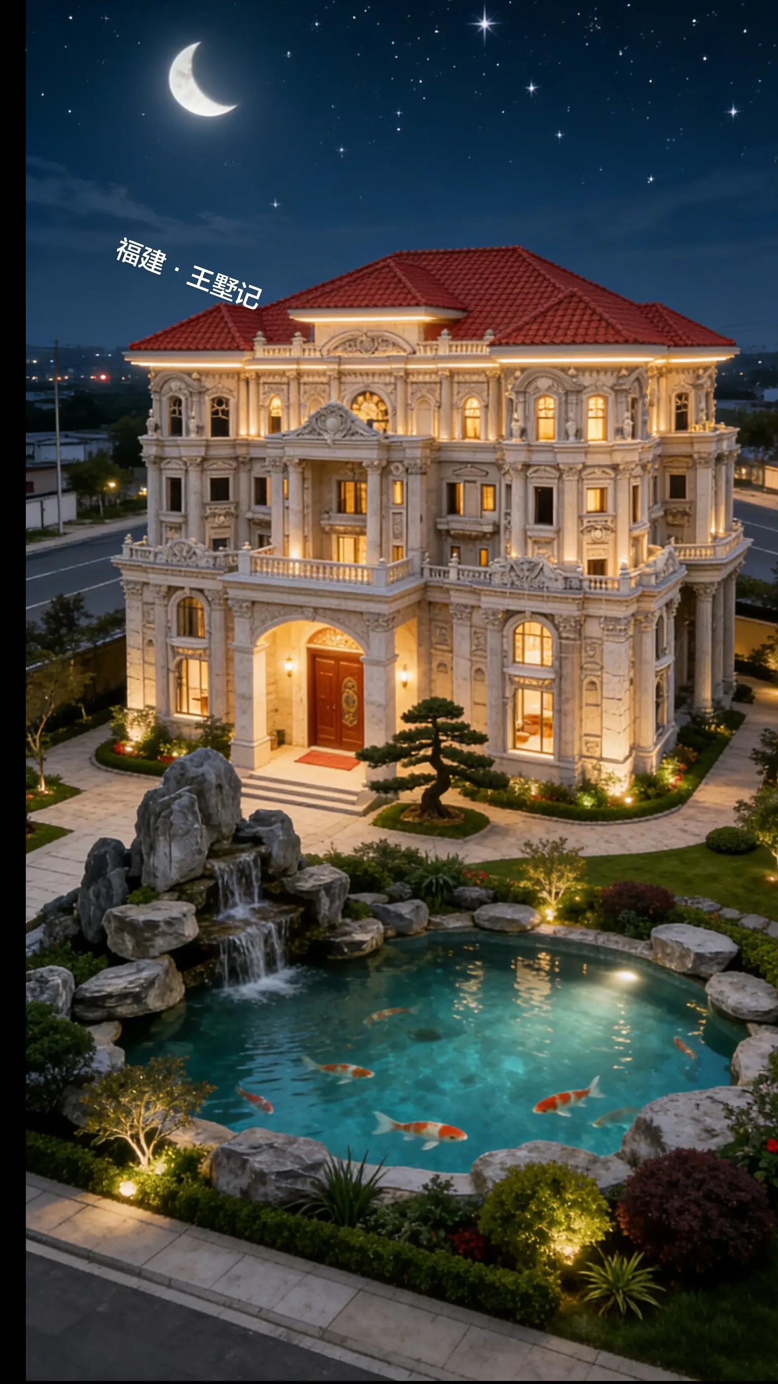 传世大宅。为什么高档别墅外墙都是用的石材干挂？因为石材的质地坚硬，纹理...