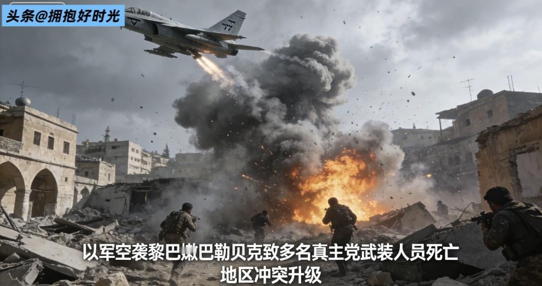 以军空袭黎巴嫩巴勒贝克，打死多名真主党武装人员，地区冲突再升级！
 
以色列国防