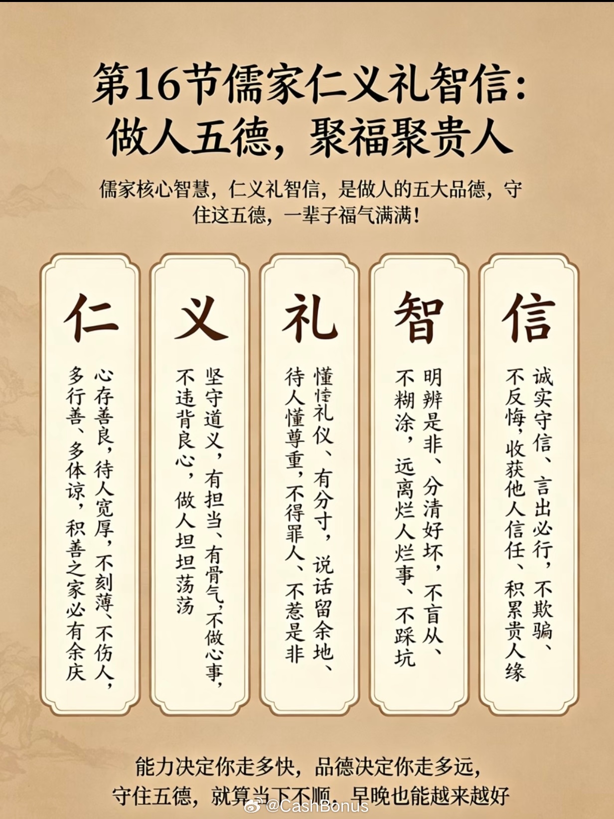 这些年PASS了很多说自己有钱，说自己教育背景高，觉得自己多么多么牛逼的“伪君子