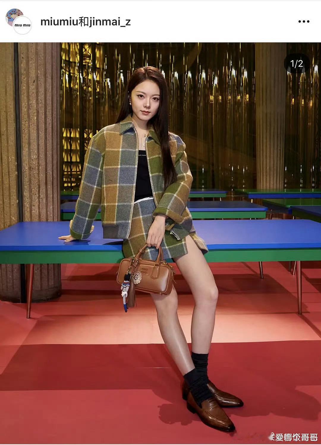 赵今麦miumiu唯一单人共创艺人赵今麦miumiu第一个单人共创艺人赵今麦mi