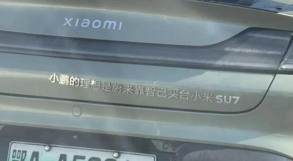 小米的：小鹏的理想是蔚来靠智已买台小米 SU7
凯迪拉克：让我先走好吗,技师快下