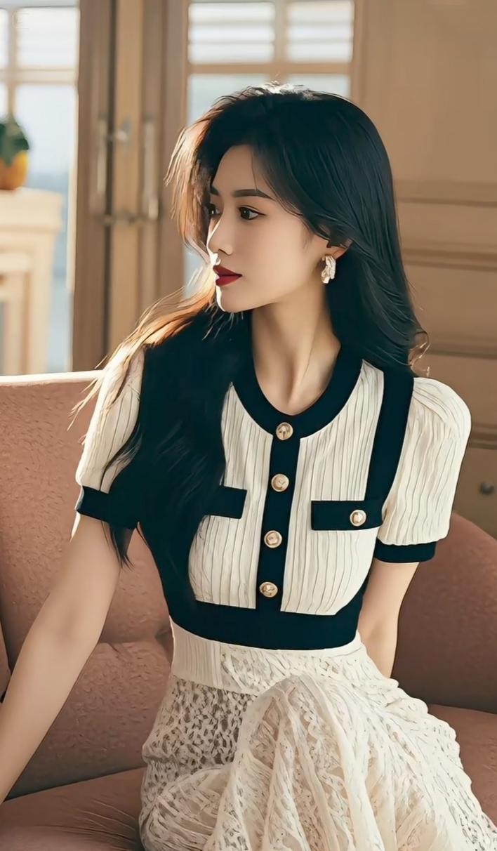 这女生长得太帅了。