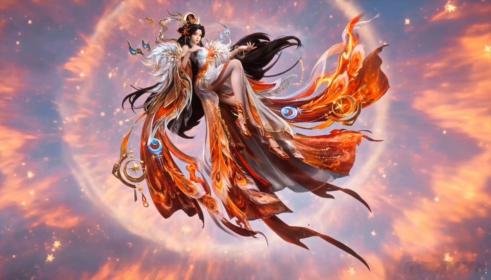 完美世界开播五周年完美世界火灵儿五周年庆造型全员颜值升级喜迎周年！柳神仙气凛然，