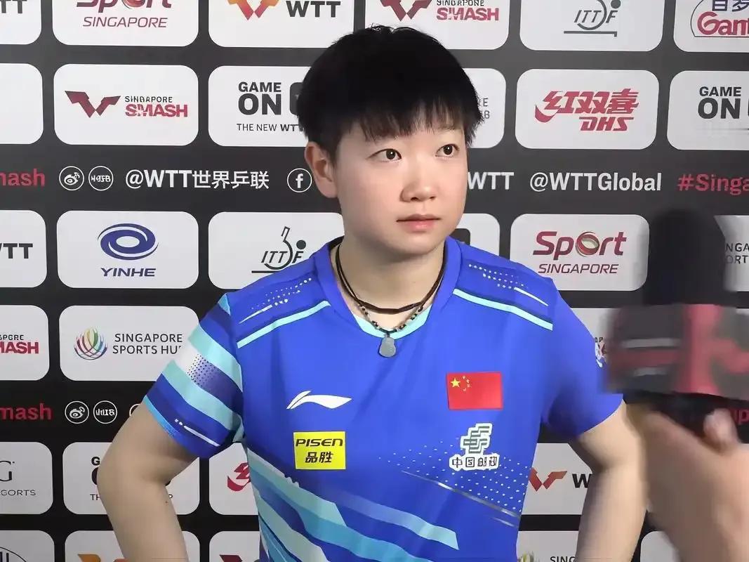 隐患还是来了！女乒VS韩国女乒，王曼昱icon三局只让对手得9分，本来这是一场酣