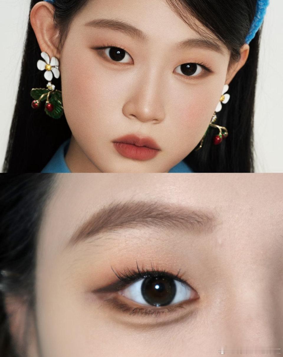 挺好看的眼线呀 