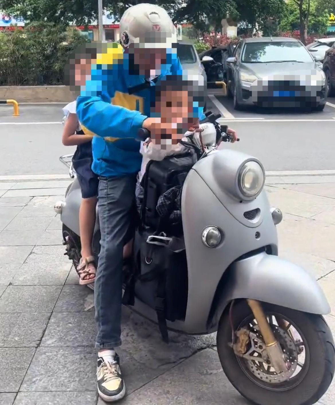 【南宁女子下单叫跑腿送孩子上学】4月28日，网友分享：广西南宁女子上班没有时间送