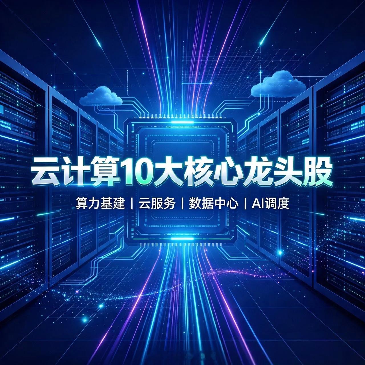 云计算10大核心龙头股浪潮信息000977全球AI服务器龙头，服务器出货量全球第