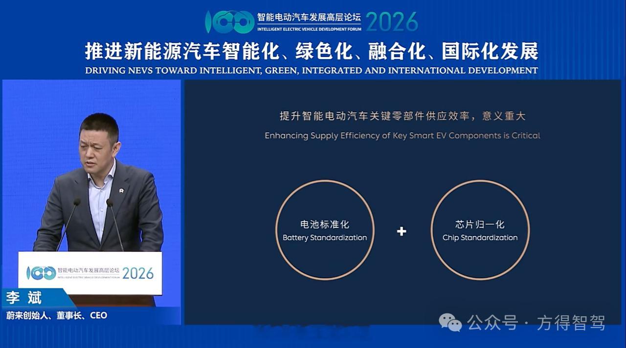 智能电动汽车发展高层论坛汽车行业“电池标准化+芯片归一化”是否可行？这里核心是个