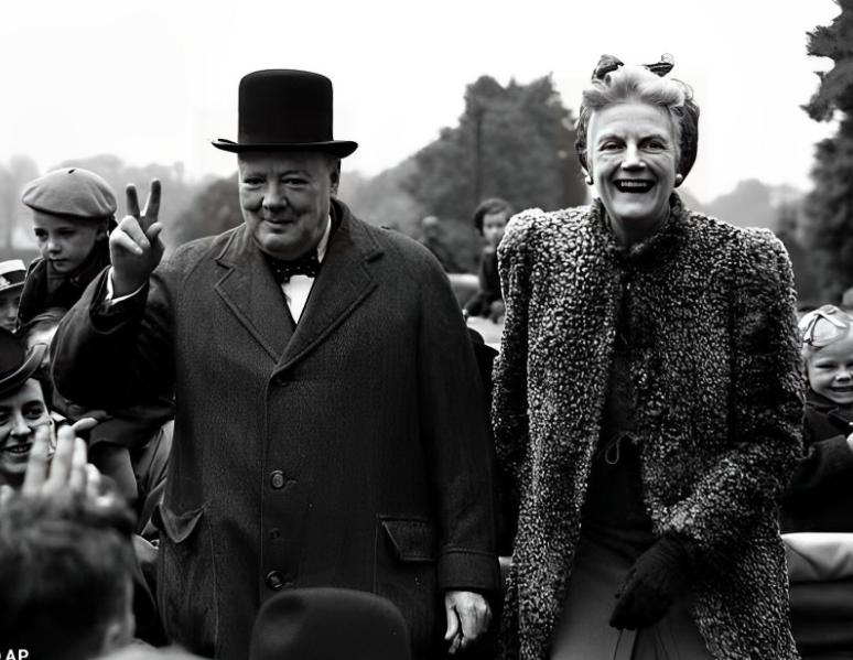 温斯顿·丘吉尔，他是二战时最硬的铁腕首相，他脾气像炸药桶，一碰就炸，他抽烟像烟囱