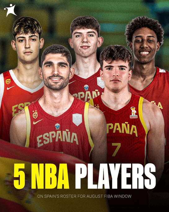 西班牙公布世预赛名单：五名NBA球员领衔，阿尔达马回归